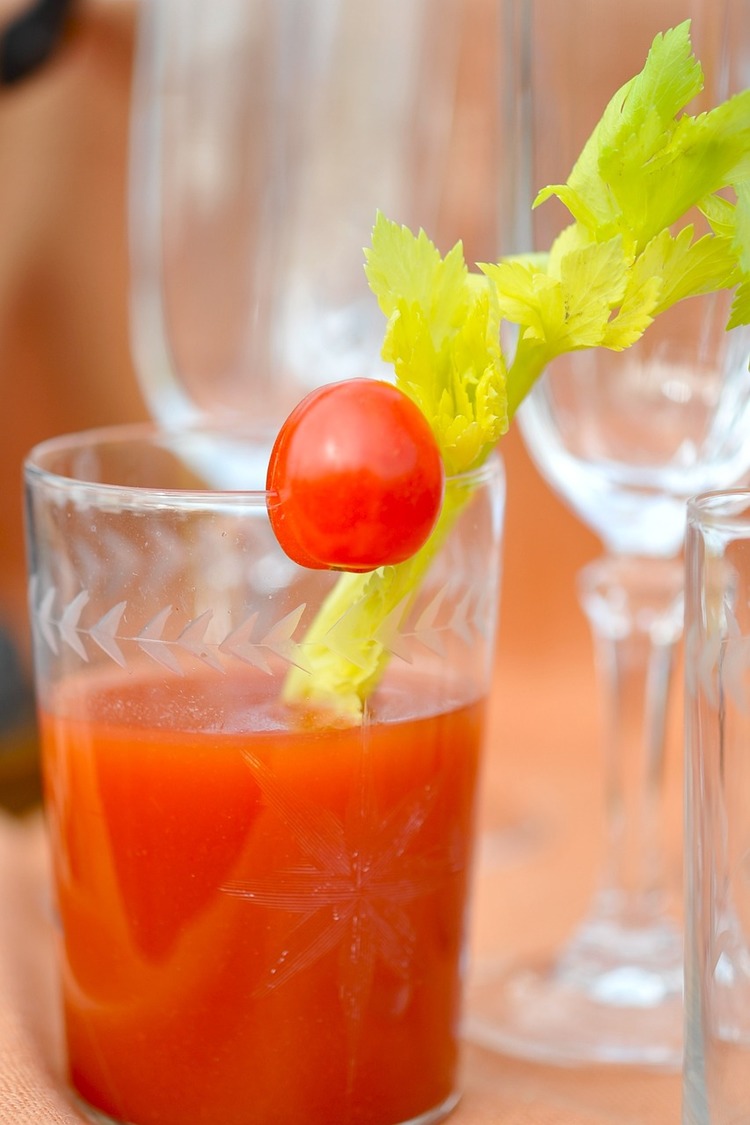 Drinks Recipe - Bloody Mary with Celery and Cherry Tomatoes
